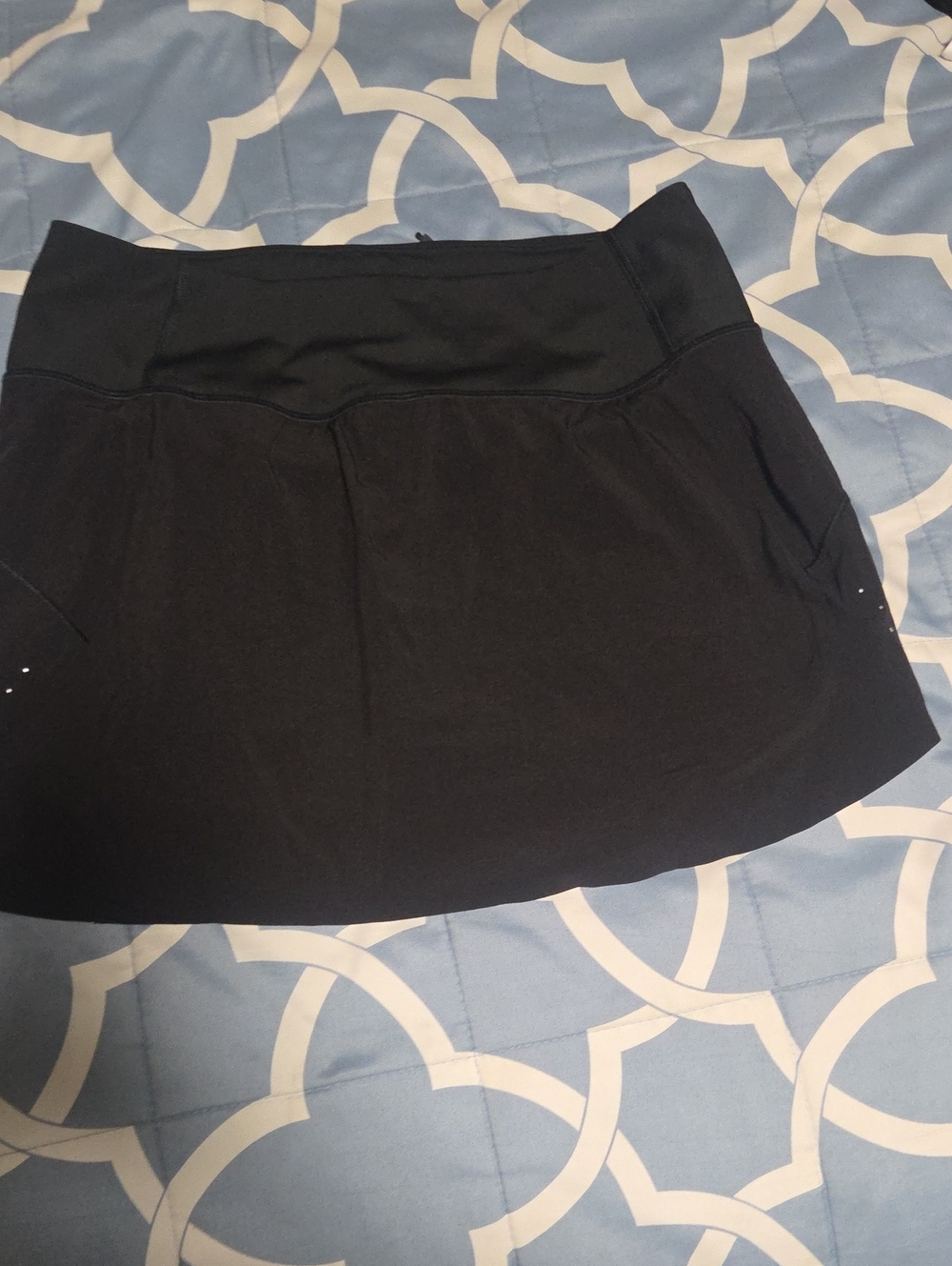 Athleta Black Athletic Skort with Built-In Shorts